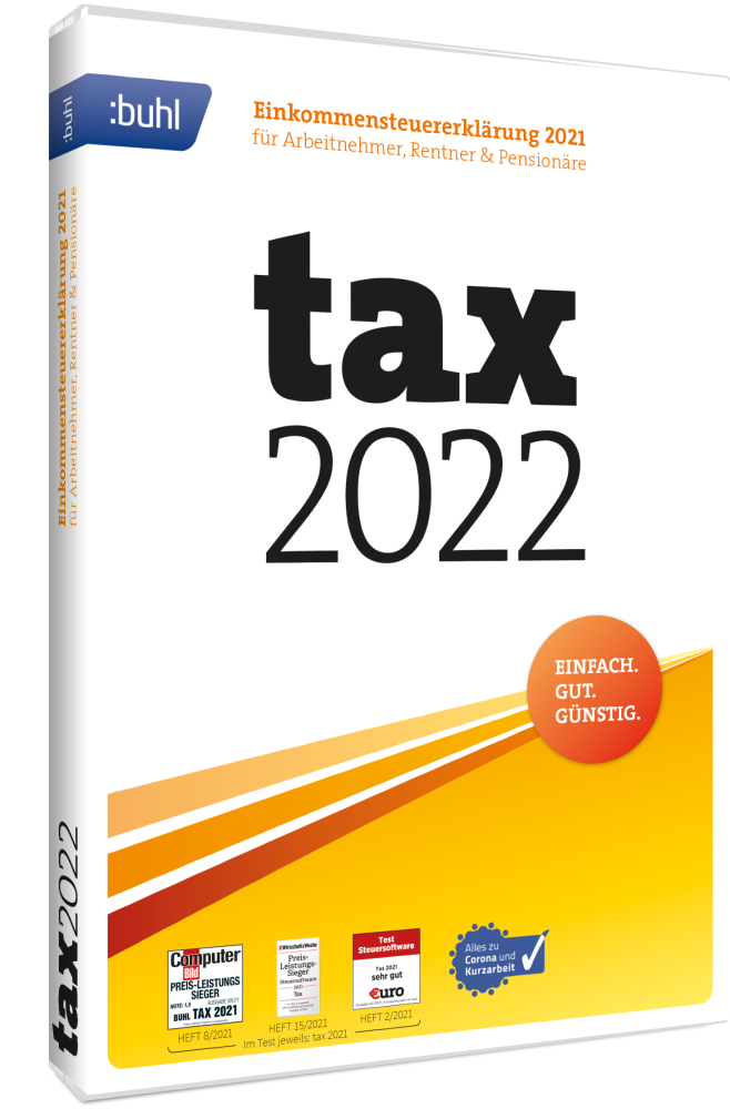 BUHL tax 2022 (für das Steuerjahr 2021) ESD