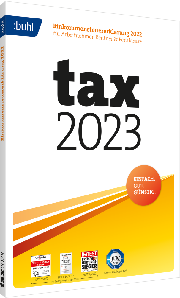 BUHL tax 2023 (für das Steuerjahr 2022) ESD