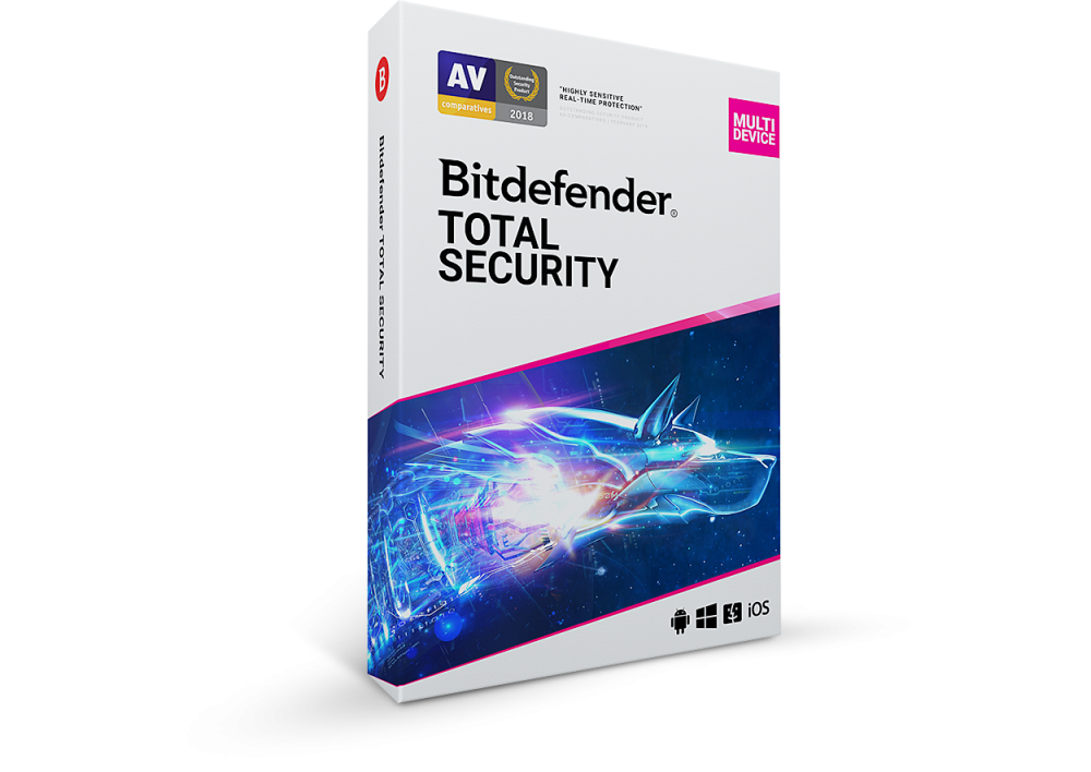 Bitdefender Total Security (5 Device - 2 Years) DACH ESD