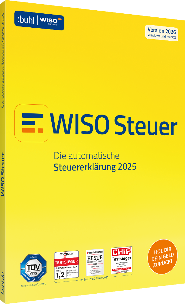 WISO Steuer 2026 (für das Steuerjahr 2025) (1 User - 1 Jahr) ESD
