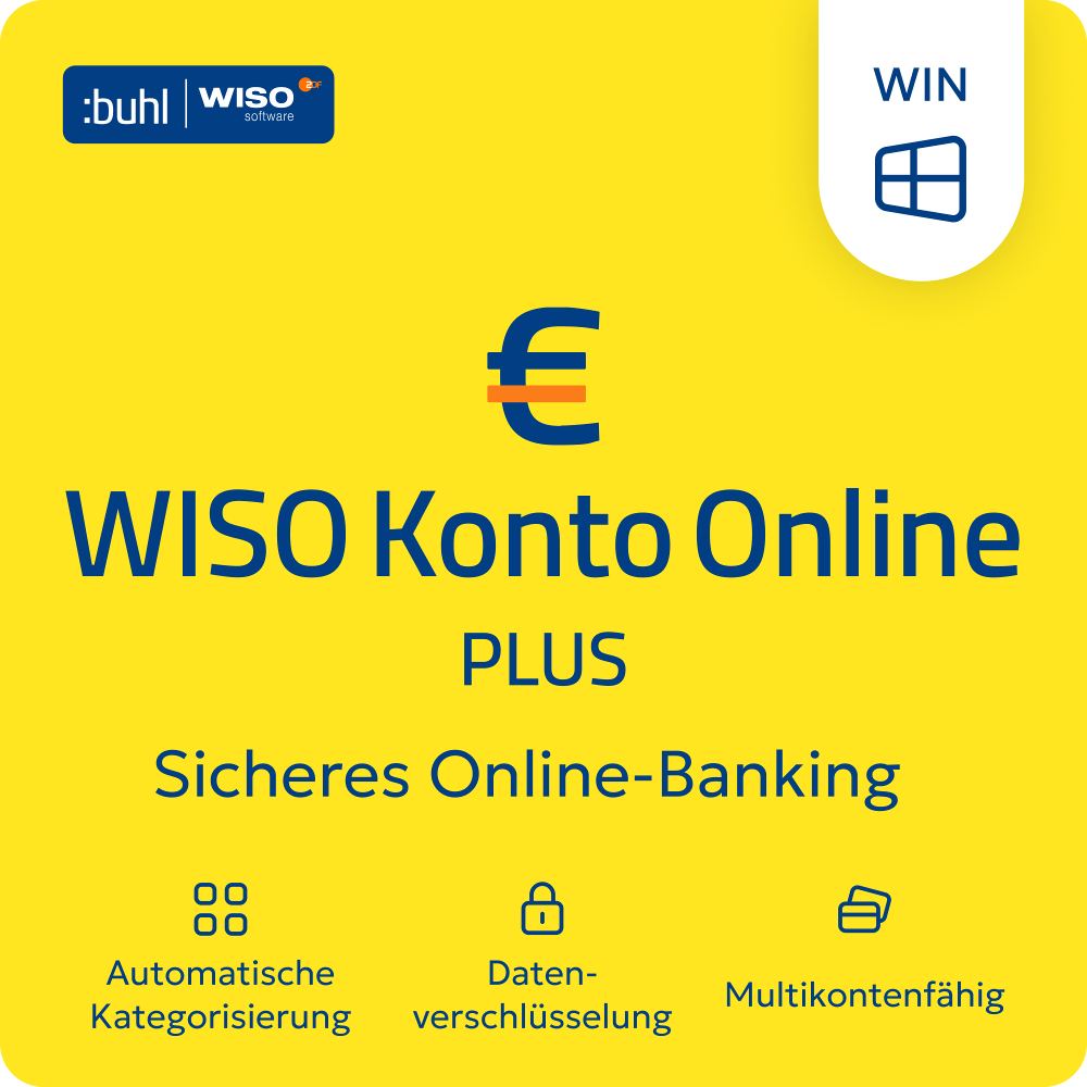WISO Konto Online Plus 365 (Version 2027) (1 PC - 1 Jahr) ESD