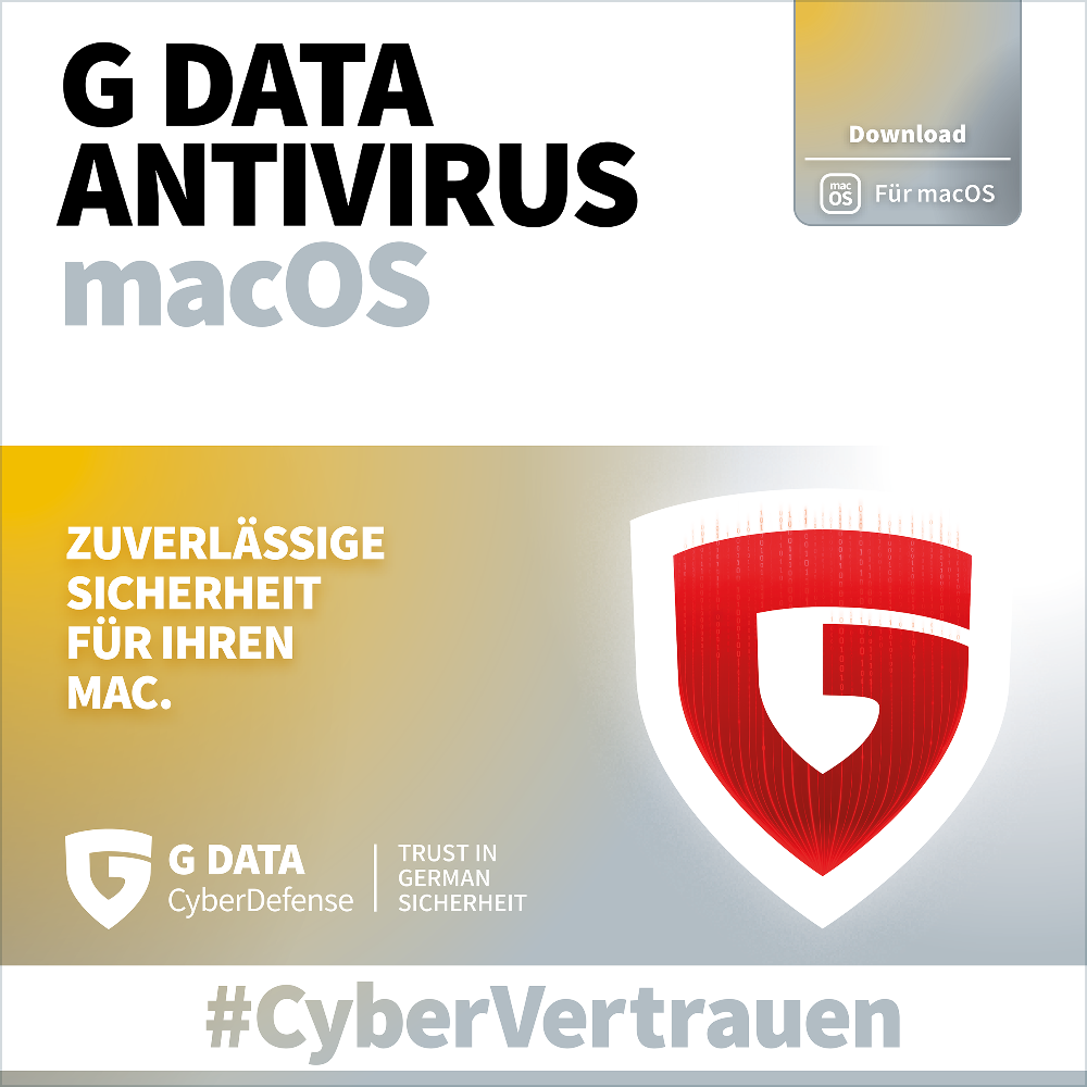 G DATA Antivirus macOS (3 Device - 2 Jahre) ESD