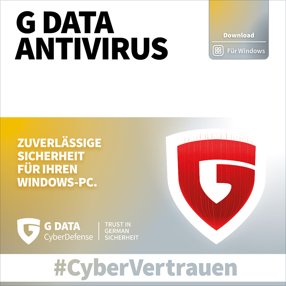 G DATA Antivirus (3 PC - 2 Jahre) ESD