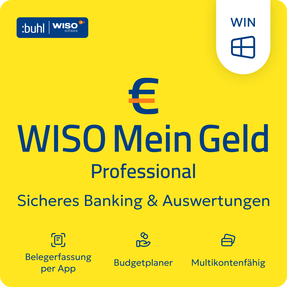 WISO Mein Geld Professional 365 (Version 2027) (1 PC - 1 Jahr) ESD
