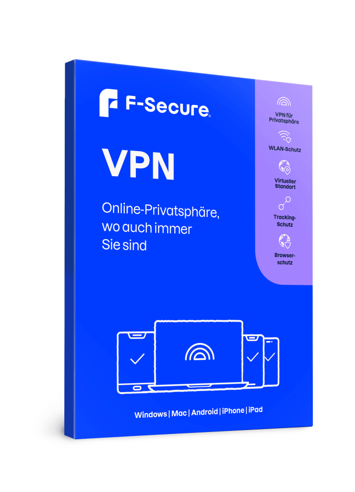 F-Secure VPN (5 Devices - 1 Year) ESD
